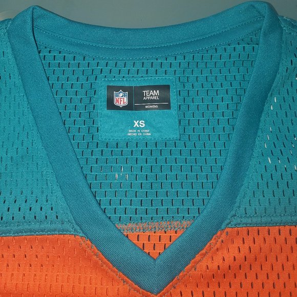 NWT Miami Dolphins NFL Ladies V Neck Jersey - Picture 8 of 12